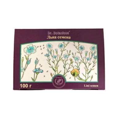 Льна семена цельное сырье 100г