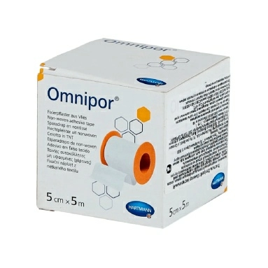 Пластырь Omnipor (бумажный), размер: 5 см х 5 м