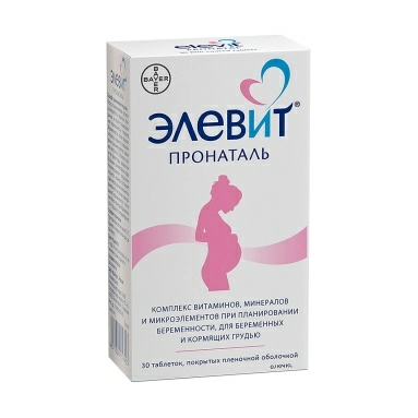 Элевит пронаталь табл.покр. п/о в блист.в уп №10х3