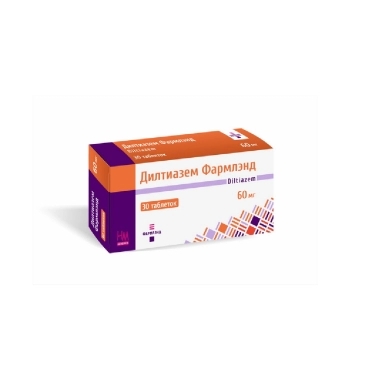 Дилтиазем Фармлэнд таблетки 60мг №10х3