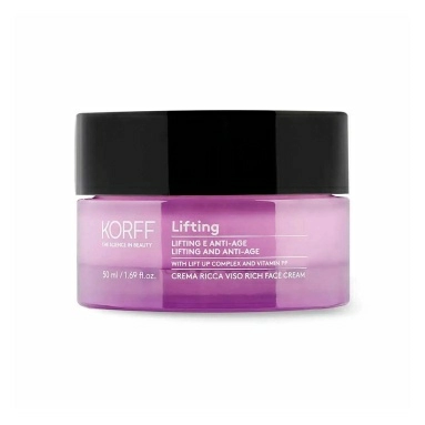 KORFF Питательный лифтинговый и антивозрастной крем для лица Lifting 40-76 LIFTING AND ANTI-AGE RICH FACE CREAM, 50 мл