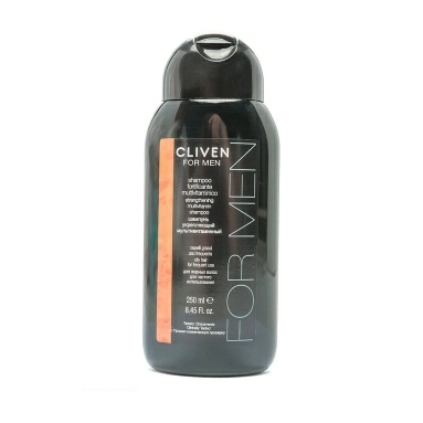 CLIVEN FOR MEN Шампунь укрепляющий мультивитаминный для жирных волос 250 мл