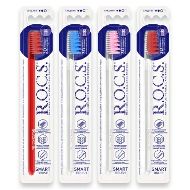 ROCS Зубная щетка РОКС Модельная (средняя)