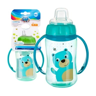 Canpol babies Поильник (обучающий с силиконовым носиком, "Cute Animals" 6+, 320 мл) арт.56/512_tur