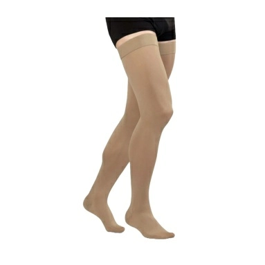 Чулки компрессионные ELAST 0402 LUX с мыском IIкк (23-32 mmHg) Песочный размер 4 Рост 1