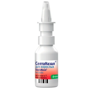 Септаназал для взрослых спрей назальный 1мг/50мг/1мл 10мл №1