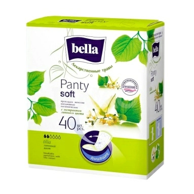 Bella Panty Soft tilia Прокладки женские ежедневные гигиенические (с экстр.лип.цв.) 40 шт