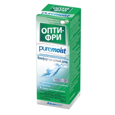 Раствор Опти-Фри PureMoist во фл.(об-м 300мл)многофун.д/очист.,дезин.и хран.к.л.с конт-м д/хран.к.л.