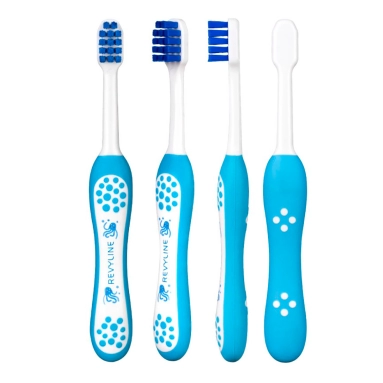 Revyline Baby S3900 Зубная щетка для детей от 0 до 3 лет (7069 голубой)
