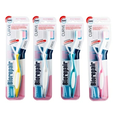 Biorepair Curve Protezione Gengive Зубная щетка изогнутая для защиты десен (супер мягкая)