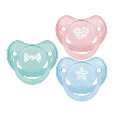 Сanpol babies Пустышка-соска силиконовая (ортодонтическая (0-6 мес.) 1шт. 22/419
