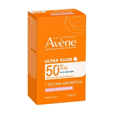 AVENE Ультралегкий солнцезащитный флюид ПРИДАЮЩИЙ СИЯНИЕ SPF50+ 50 мл
