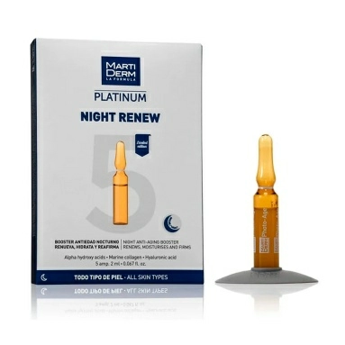 MartiDerm Сыворотка-уход «Ночное восстановление» PLATINUM 5 амп х 2 мл
