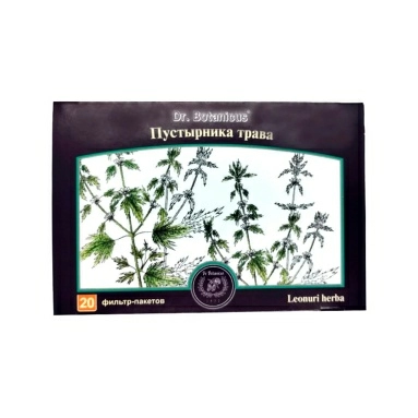 Пустырника трава порошок крупный 1,2г в фильтр-пакетах №20