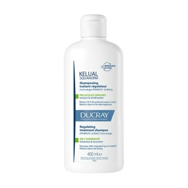 DUCRAY KELUAL SQUANORM Шампунь от жирной перхоти 400 мл