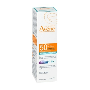 AVENE Солнцезащитный флюид против несовершенств ANTI-IMPERFECTION SPF50 40 мл