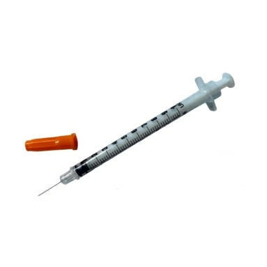 Шприц ст. 3-компонент. с фиксированной иглой объем 1мл, размеры (мм): 0,33*13 (G29)