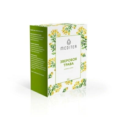 Зверобоя трава измельченное сырье 50г